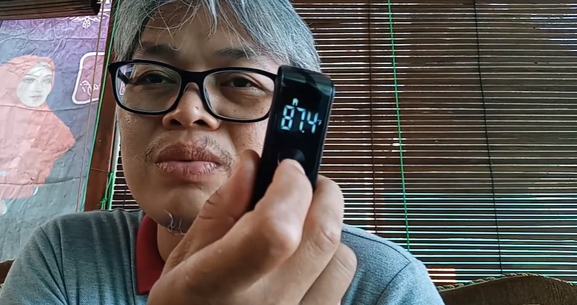 Cara Merubah F ke C pada Termometer Digital