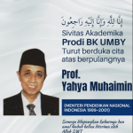 Berita Duka Prof. Yahya Muhaimin (Menteri Pendidikan Nasional Indonesia 1999-2001)