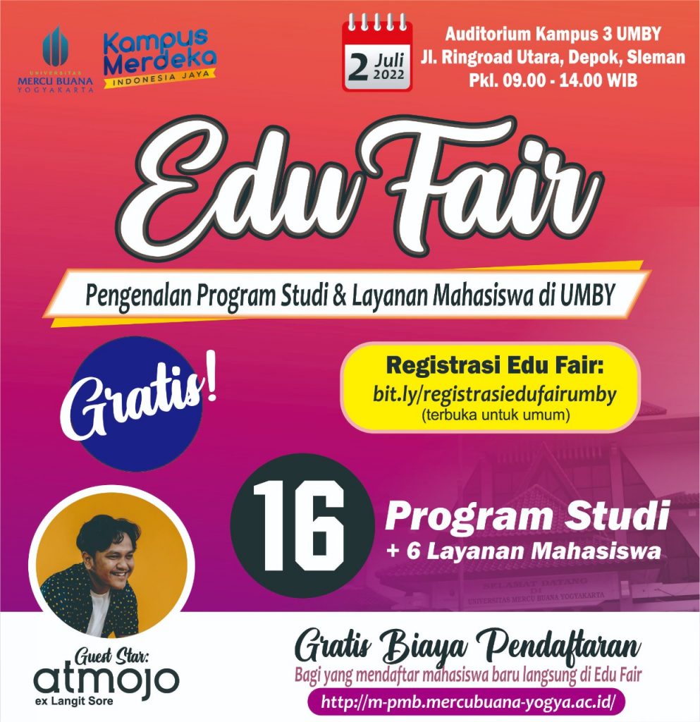 UMBY Edu fair 2022 - Gratis Pendaftaran Kuliah