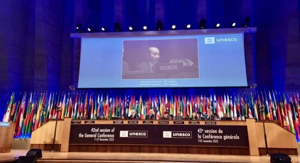 Bahasa Indonesia Resmi Menjadi Bahasa Konferensi Umum UNESCO Selasa, 21 November 2023