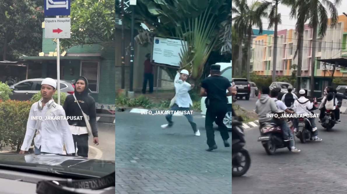 Viral di Media Sosial: Pelajar Bersepeda Motor Ancam Satpam, Polisi Ambil Tindakan