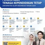 Universitas Islam Indonesia Penerimaan Tenaga Kependidikan Tetap Universitas Islam Indonesia Tahun 2024