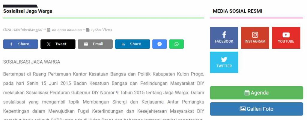 Sosialisasi Pergub DIY No. 9 Tahun 2015 Membangun Sinergi untuk Kesejahteraan Masyarakat