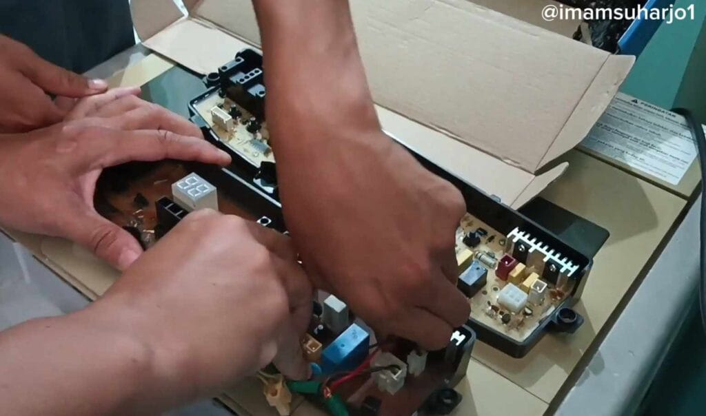 Ganti Sendiri Modul PCB Mesin Cuci Samsung WA80V4 yang Sudah 16 Tahun Mudah dan Hemat!