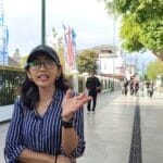 Kepala UPT Pengelolaan Kawasan Cagar Budaya (PKCB) Fitria Dyah Anggraeni di Malioboro Jogja